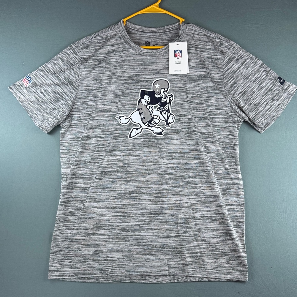 Dallas Cowboy NFL Gray Space-Dye Short Sleeve Tee